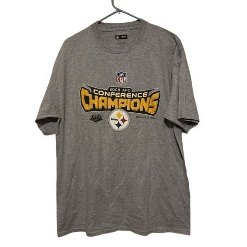 Pittsburgh Steelers 2008 AFC Conference Champs Size XL T-Shirt